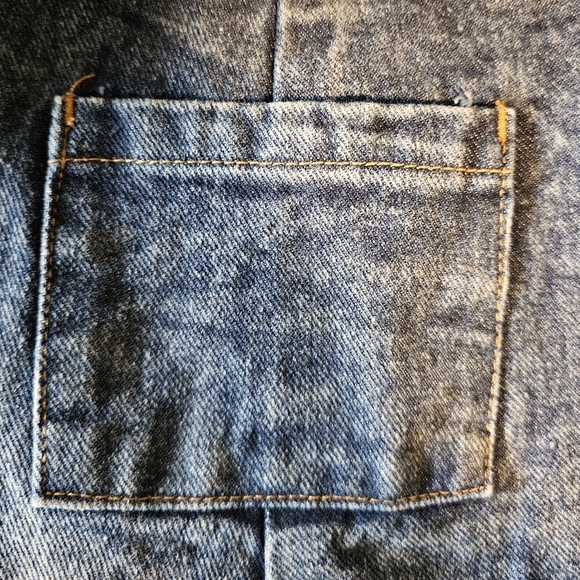 THE PEOPLE Vs. Women's Denim Wrap Mini Skirt with Pockets, Vintage Blue, XS NWOT - Picture 9 of 15